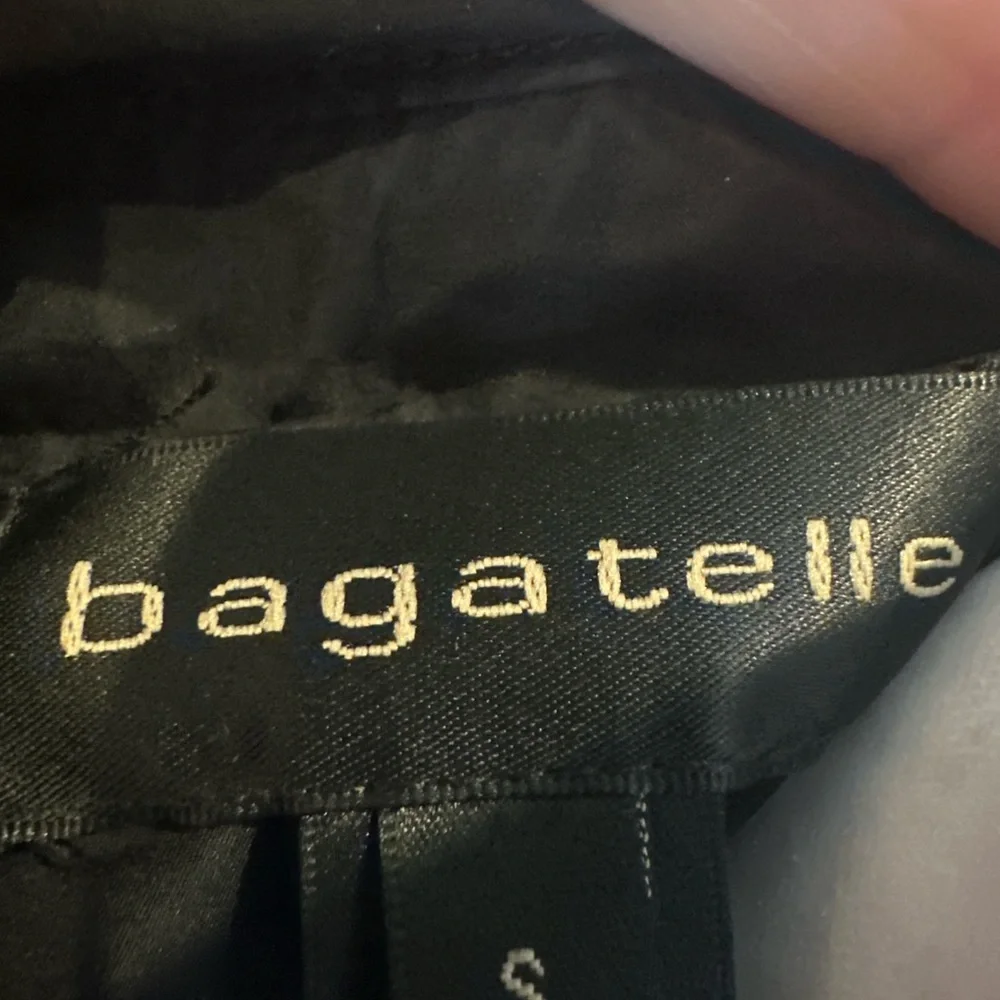 Bagatelle Black Belted Utility Safari Jacket Military Chic Lightweight Coat